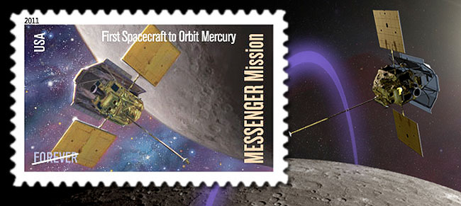 First Spacecraft to Orbit Mercury Already Has Postage Stamp
